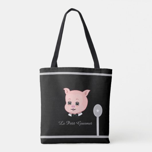 Niedlich Gourmet Little Pig Tasche (Rückseite)