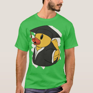 Niedlich Graduate Rubber Ducky Squeaky Duck Abschl T-Shirt