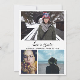 Niedlich Graduate Vielen Dank Drehbuch Drei Fotos Ankündigung