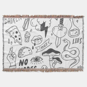 Niedlich Graffiti: Doodle Art Set. Decke