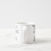 Niedlich Graffiti: Doodle Art Set. Espressotasse (Rückseite)