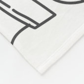 Niedlich Graffiti: Doodle Art Set. Fleecedecke (Ecke)