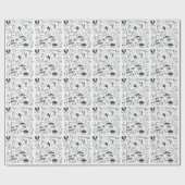 Niedlich Graffiti: Doodle Art Set. Geschenkpapier (Flach)