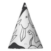 Niedlich Graffiti: Doodle Art Set. Partyhütchen (Rechts)