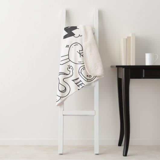 Niedlich Graffiti: Doodle Art Set. Sherpadecke (Beispiel)