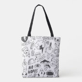 Niedlich Graffiti: Doodle Art Set. Tasche (Rückseite)