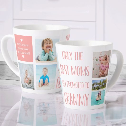 Niedlich Grammy Grandchildren Foto & Name Milchtasse