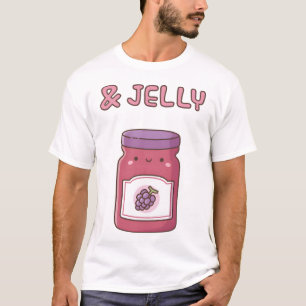 Niedlich Grape Jelly Jam Jar Doodle T-Shirt