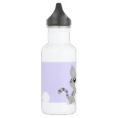 Niedlich Grau Kitty Water Flasche Edelstahlflasche (Links)