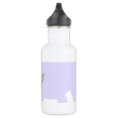 Niedlich Grau Kitty Water Flasche Edelstahlflasche (Rechts)