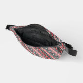 Niedlich-graue Aztec-Muster Bauchtasche (Offen)