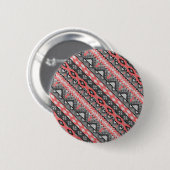 Niedlich-graue Aztec Muster Design Krawatte Button (Vorne & Hinten)