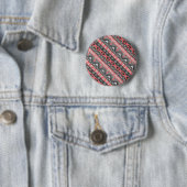 Niedlich-graue Aztec Muster Design Krawatte Button (Beispiel)