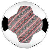 Niedlich-graue Aztec Muster Design Krawatte Fußball (Gedreht)