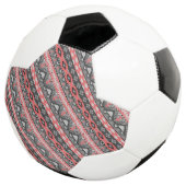 Niedlich-graue Aztec Muster Design Krawatte Fußball (Dreiviertel)