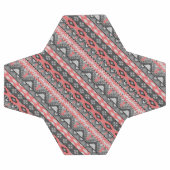 Niedlich-graue Aztec Muster Design Krawatte Fußball (Flach)