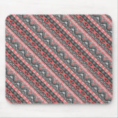 Niedlich-graue Aztec-Muster Mousepad (Vorne)