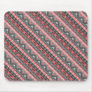 Niedlich-graue Aztec-Muster Mousepad