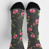 Niedlich Graue und rosa Venus Flytrap auf Ihrer Li Socken (Oben)