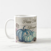 Niedlich Graue Wood Herbst Blaupumkin Kaffeetasse (Links)