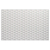 Niedlich Gray Kawaii Hamster Fabric Stoff (Yard (91,4 cm))