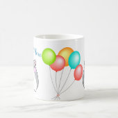 Niedlich Gray Kawaii Hamster Kaffeetasse (Mittel)