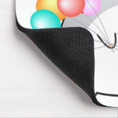 Niedlich Gray Kawaii Hamster Mousepad (Ecke)
