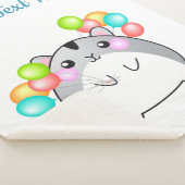 Niedlich Gray Kawaii Hamster Sherpadecke (3/4)