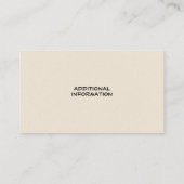 Niedlich Gray Kitten Visitenkarte (Rückseite)