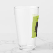 Niedlich Gray Kitty Cat Personalisiert | Gray Kitt Glas (Rechts)