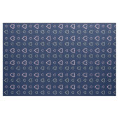 Niedlich Gray Lila Hearts Pattern Mitternachtsblau Stoff (Fat Quarter (45,7 x 55,9 cm))