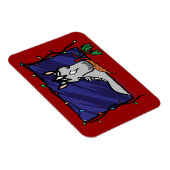 Niedlich Gray Pony Weihnachten Magnet (Rechte Seite)