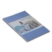 Niedlich Gray Tabby Cat Kitten Best Friends Notebo Notizblock (Rechte Seite)