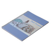 Niedlich Gray Tabby Cat Kitten Best Friends Notebo Notizblock (Linke Seite)