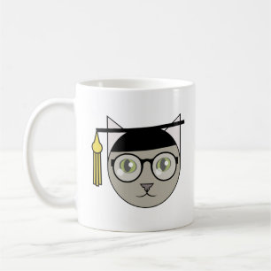 Niedlich Gray Tabby Graduate Kaffeetasse