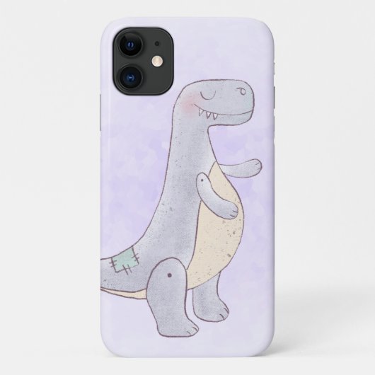 Niedlich Gray Tyrannosaurus Rex Dinosaur Toy Case-Mate iPhone Hülle (Rückseite)