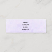 Niedlich Gray Tyrannosaurus Rex Dinosaur Toy Mini Visitenkarte (Rückseite)