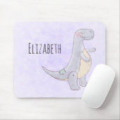 Niedlich Gray Tyrannosaurus Rex Dinosaur Toy Mousepad (Mit Mouse)