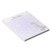 Niedlich Gray Tyrannosaurus Rex Dinosaur Toy Notizblock (angewinkelt)