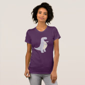 Niedlich Gray Tyrannosaurus Rex Dinosaur Toy T-Shirt (Vorne ganz)