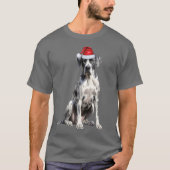 Niedlich Great Dane Dog Lover Funny Christmas T-Shirt (Vorderseite)