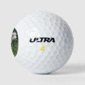 Niedlich Greedy Sheep Eating Golf Ball (Logo)