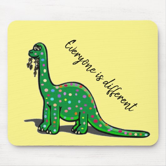 Niedlich Green Dinosaur Mousepad (Vorne)