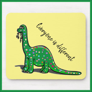 Niedlich Green Dinosaur Mousepad