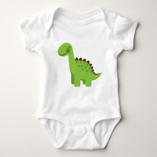 Niedlich Green Dinosaurier Baby Strampler