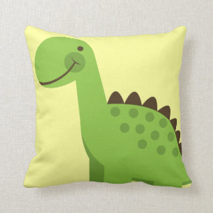 Niedlich Green Dinosaurier Kissen