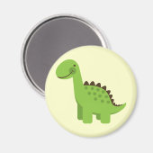Niedlich Green Dinosaurier Magnet (Vorderseite/Rückseite)