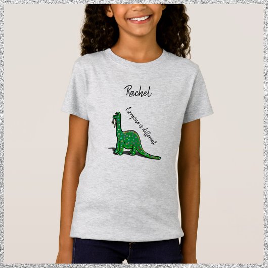 Niedlich Green Dinosaurier T-Shirt