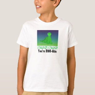 Niedlich Green Dinosaurier T-Shirt