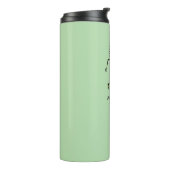 Niedlich Green, eleganter Tänzer Thermosbecher (Nach links gedreht)